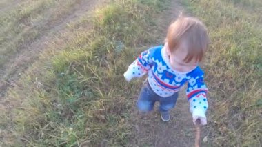 Bebek çocuk bastonu.