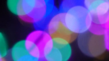 Bokeh dönen daireler