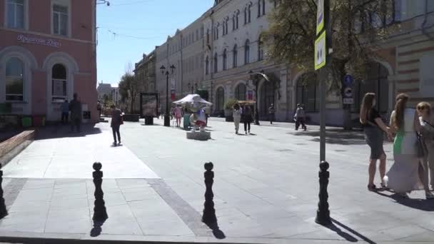 Bolshaya Pokrovskaya街 — 图库视频影像