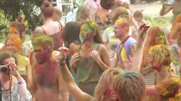 Festiwal Holi Colors — Wideo stockowe