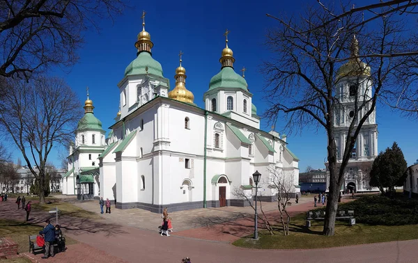 Cathédrale Sophia Kiev Ukraine Vue Aérienne — Photo