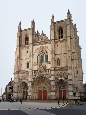 Fransa 'nın Nantes kentindeki Cathdrale Saint-Pierre-et-Saint-Paul