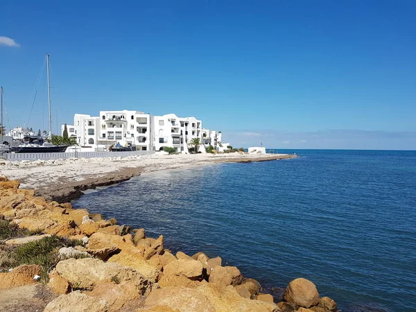 Nave Iahturi Marina Port Kantaoui Tunisia — Fotografie, imagine de stoc