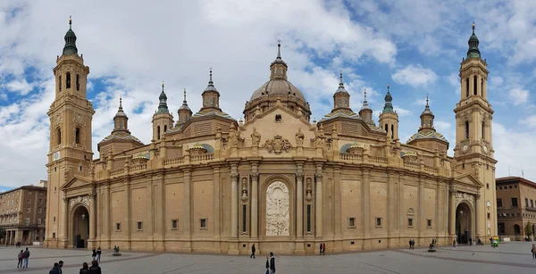 Bazylika Nuestra Senora Del Pilar Saragossa Hiszpania — Zdjęcie stockowe