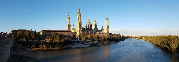 Basílica Nuestra Senora Del Pilar Zaragoza Espanha — Fotografia de Stock