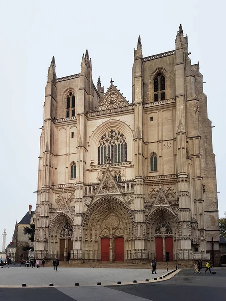 Kathdrale Saint Pierre Saint Paul Nantes Frankreich — Stockfoto