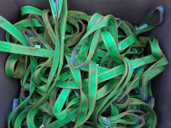 Green Sea Rope Matted Box — Stock Photo, Image