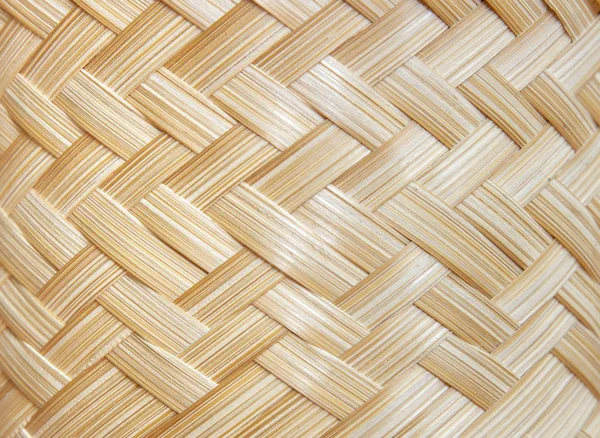 Rattan Texture Detail Handcraft Bamboo Weaving Texture Background — Stock Photo, Image