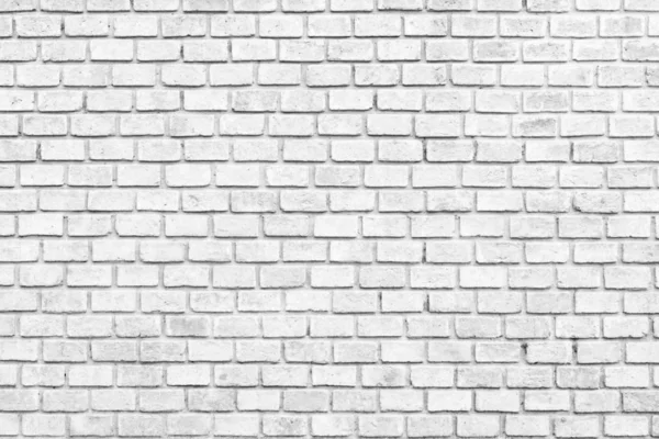 Abstract Black and White Structural Brick Wall. Panoramic Solid