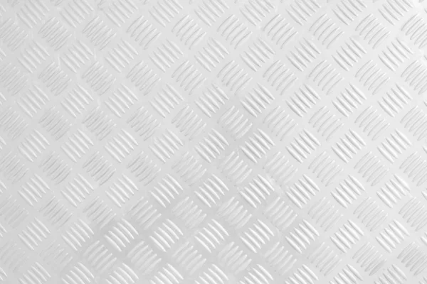 Placa Checker blanco piso abstracto metal sin patas fondo sta — Foto de Stock