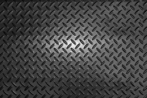 Noir Gris Foncé Checker Plate Abstrait Plancher Métal Fond Sans Image En Vente