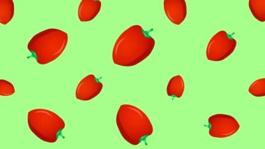 Kırmızı Tatlı Bulgar Biber düşen