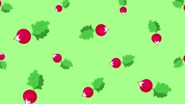 Düşen turp ile arka plan