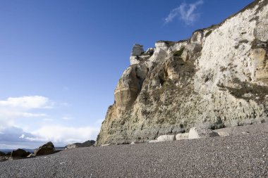 Branscombe Beach yakınındaki Seaton Devon Güney-Batı İngiltere'de