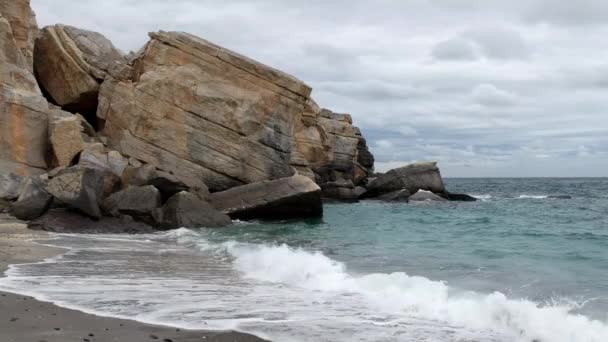 Stranden Khasab Oman Mussandam Halvön — Stockvideo