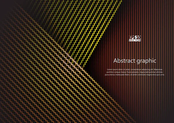 Ilustração gráfica com padrão geométrico. Eps10 Ilustração vetorial . —  Vetores de Stock