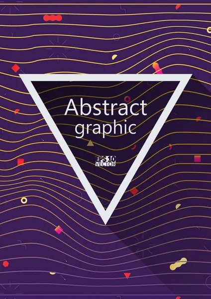 Abstrakt Bakgrund Med Geometriskt Mönster Eps10 Vektorillustration — Stock vektor
