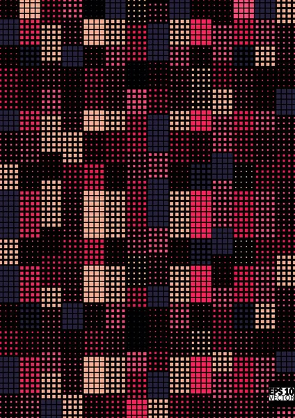 Abstract Square Pixel Mosaic Background Eps10 Vector Illustration — Stock Vector
