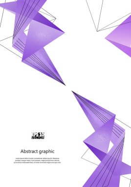 Soyut modern poligonal arka plan. Eps10 vektör çizim