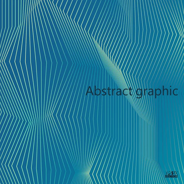 Grafische illustratie met geometrische patroon. Eps10 Vector Illustratie. — Stockvector