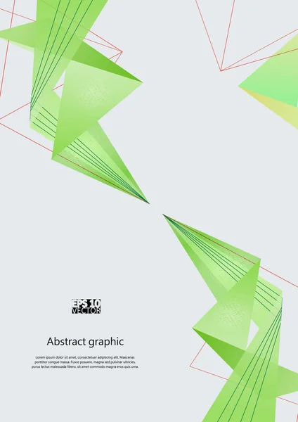 Abstracte moderne poligonal achtergrond. Eps10 Vector Illustratie — Stockvector