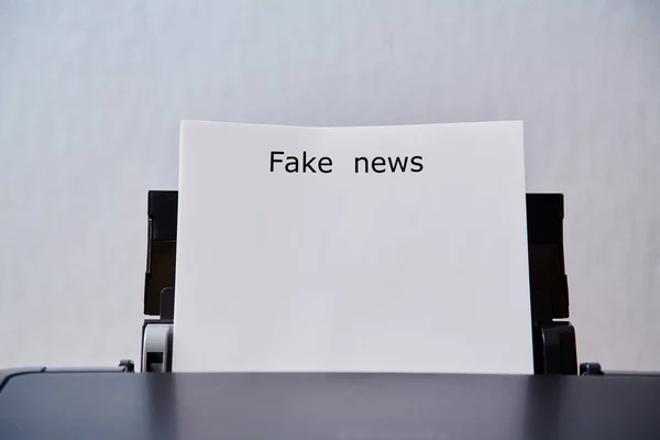 Fake news, disinformation or false information and propaganda co — Stock Photo, Image