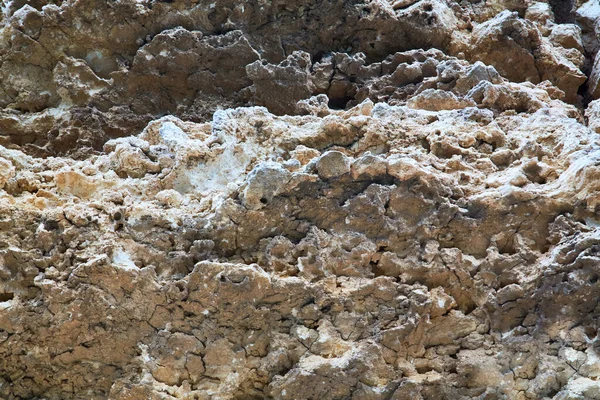 Естественный материальный фон. Каменная поверхность. Абстрактная текстура природы. Бежевая гора. Скалолазание, пространство для копирования — стоковое фото