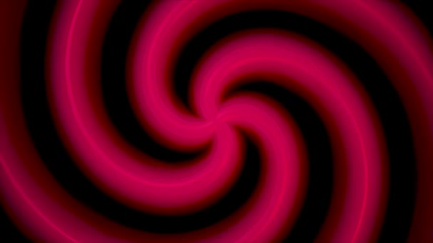 Astratto colore morbido forma a spirale punteggiata sfondo animazione. Colore spirale astratta — Video Stock