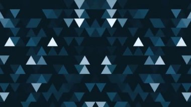 Arka plan 8-bit minimalizm üçgen. Soyut geometrik şekiller, geometrik şekillerden sorunsuz döngü içinde arka plan