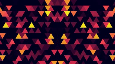 Arka plan 8-bit minimalizm üçgen. Soyut geometrik şekiller, geometrik şekillerden sorunsuz döngü içinde arka plan