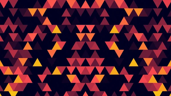 Sfondo astratto di triangoli minimalisti a 8 bit. Forme geometriche astratte, sfondo astratto da forme geometriche in loop senza soluzione di continuità — Foto Stock