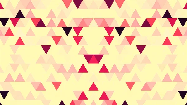 Random Changing Geometrical Graphics Shapes Colorored Figures Animation. Triangoli Astratto sfondo Animazione Seamless Loop. Pastello Pixel Animazione Sfondo Seamless Loop . — Foto Stock