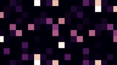 Rasgele geometrik grafik şekiller renkli rakamlar Motion animasyon değiştirme. Üçgenler arka plan animasyon sorunsuz döngü soyut. Pastel piksel animasyon arka plan sorunsuz döngü.