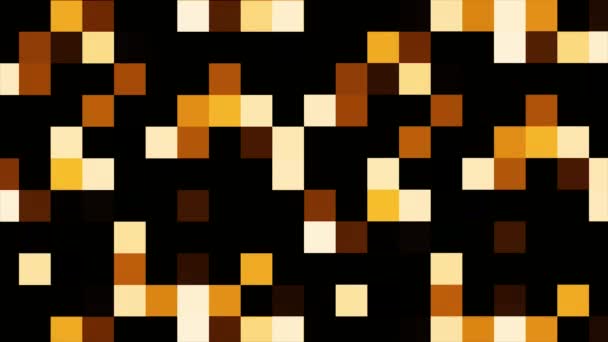 Трансляция Twinkling Cubic Hi-Tech треугольников и квадратов. Random Changing Geometrical Graphics Shapes Colored Figures Motion Animation. Абстрактный фон 8-битных треугольников и квадратов минимализма — стоковое видео