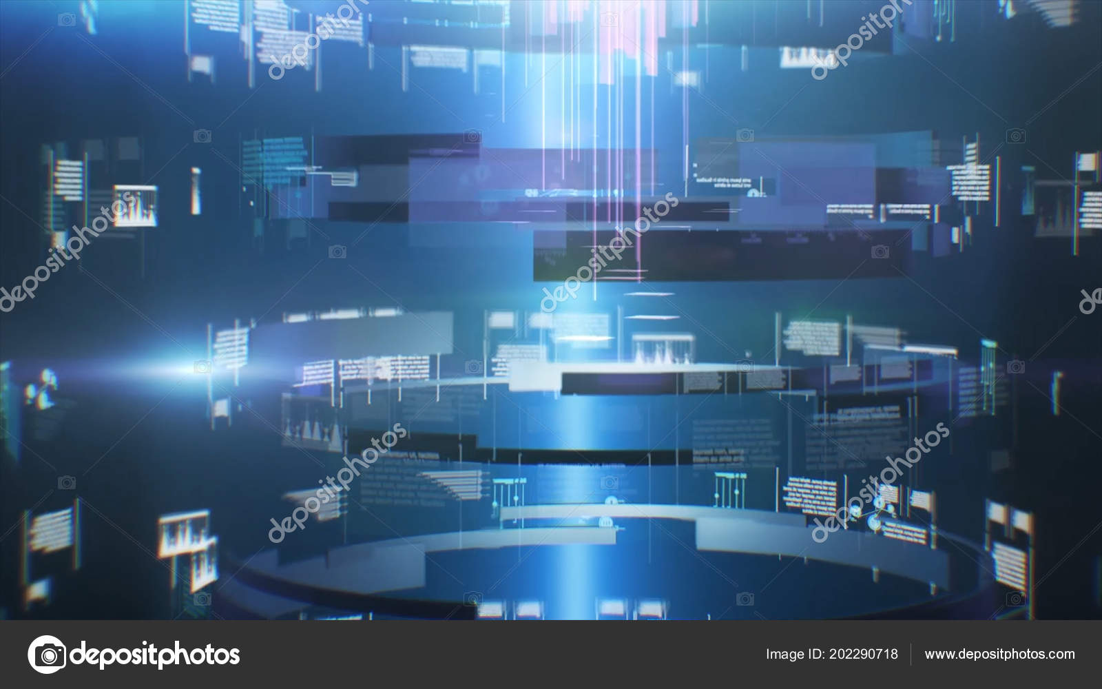 Data tunnel journey. Loopable animation. Shot inside fibre optic cable.  Futuristic abstract background. Motion graphic for abstract data center,  server, internet, speed. Transmission of digital Stock Photo by  ©MediaWhalestock 202290718