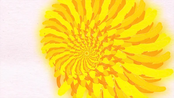 Πολύχρωμο καλειδοσκόπιο λουλούδι τελείες μοτίβα με χαρτί ακουαρέλας υφή. Αφηρημένη κίνηση πολύχρωμα γραφικά φόντου. Κινούμενα κάρτα, χέρι τουλίπες μπουκέτο λουλούδια — Φωτογραφία Αρχείου