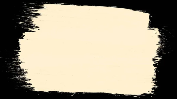 Pennellate dipinte di bianco su sfondo nero. Set di pennellate nere isolate su sfondo bianco. Pennello dipinto linea inchiostro nero e goccia su sfondo bianco — Foto Stock