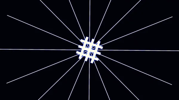Digital Cyber City Particules HUD Arrière-plan avec motif de lignes avec cubes et lumière flash. 80 ans Rétro Futurisme Contexte. Effets d'anomalie analogiques avec motif visible de tube cathodique CRT . — Photo