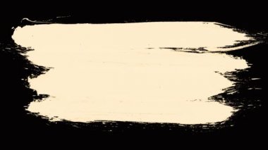 Fırça darbeleri siyah arka plan üzerine beyaz boyalı. Beyaz arka plan üzerinde izole siyah boya konturları kümesi. Boyalı siyah mürekkep satırı fırça ve beyaz zemin üzerine bırak