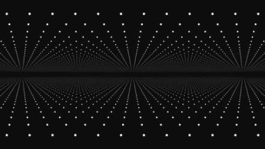 Arka plan noktalardan hareket animasyon ile. Sihirli noktalar titreşen veya uçan parlayan işaret