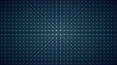 Duvar sinematik ışıkları yanıp sönen. Işıklar spot duvara oynarken