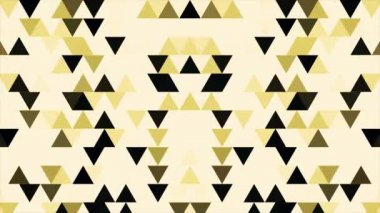 Renkli hareketli üçgenler arka plan en az arka plan. Üçgenler arka plan animasyon sorunsuz döngü soyut.