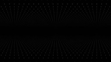 Arka plan yavaş hareketli parçacıkların animasyonla. Sorunsuz döngü animasyon. Nokta parçacık akışı büküm ve futursitic ve tectnology arka plan için hareket. Taşıma ve titreşimsiz