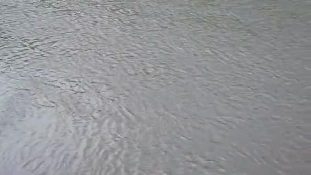 Blauer See Wellen Nahaufnahme. Aktien. Seewasser aus nächster Nähe — Stockvideo