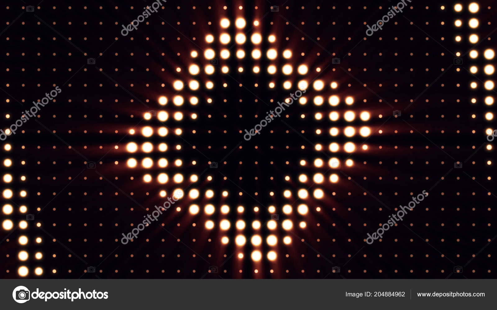 Elementos de Concerto. Painel com a lâmpada LED. Fundo abstrato com  animação de círculos de zoom na tela led. pista de dança colorida com  vários brilhando. Brilho de lantejoulas . — Foto ©, image size:1600x1000