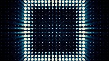 Konser öğeleri. Panel, Led ampul ile. Arka plan animasyon yakınlaştırma çevrelerin içinde led ekran ile. Birkaç parlayan ile renkli dans pistine. Pullu Glitter.