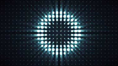 Konser öğeleri. Panel, Led ampul ile. Arka plan animasyon yakınlaştırma çevrelerin içinde led ekran ile. Birkaç parlayan ile renkli dans pistine. Pullu Glitter.