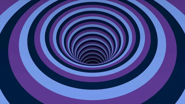 Chemin de trou d'animation abstrait coloré sans couture dans un motif de texture de fond d'élément de lumière particulaire. Animation abstraite du mouvement dans un tunnel couleur — Photo