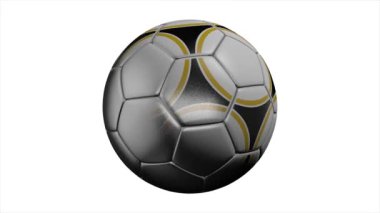 Futbol topu. Futbol topu. Yıpranmış futbol topu.