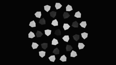 Renkli kutuları arka plan. Renkli küpler sorunsuz döngü hareket